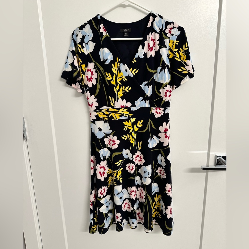 Ann Taylor Factory - Navy Floral Dress